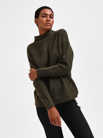 SELECTED FEMME Sweater 'Mola' in Green