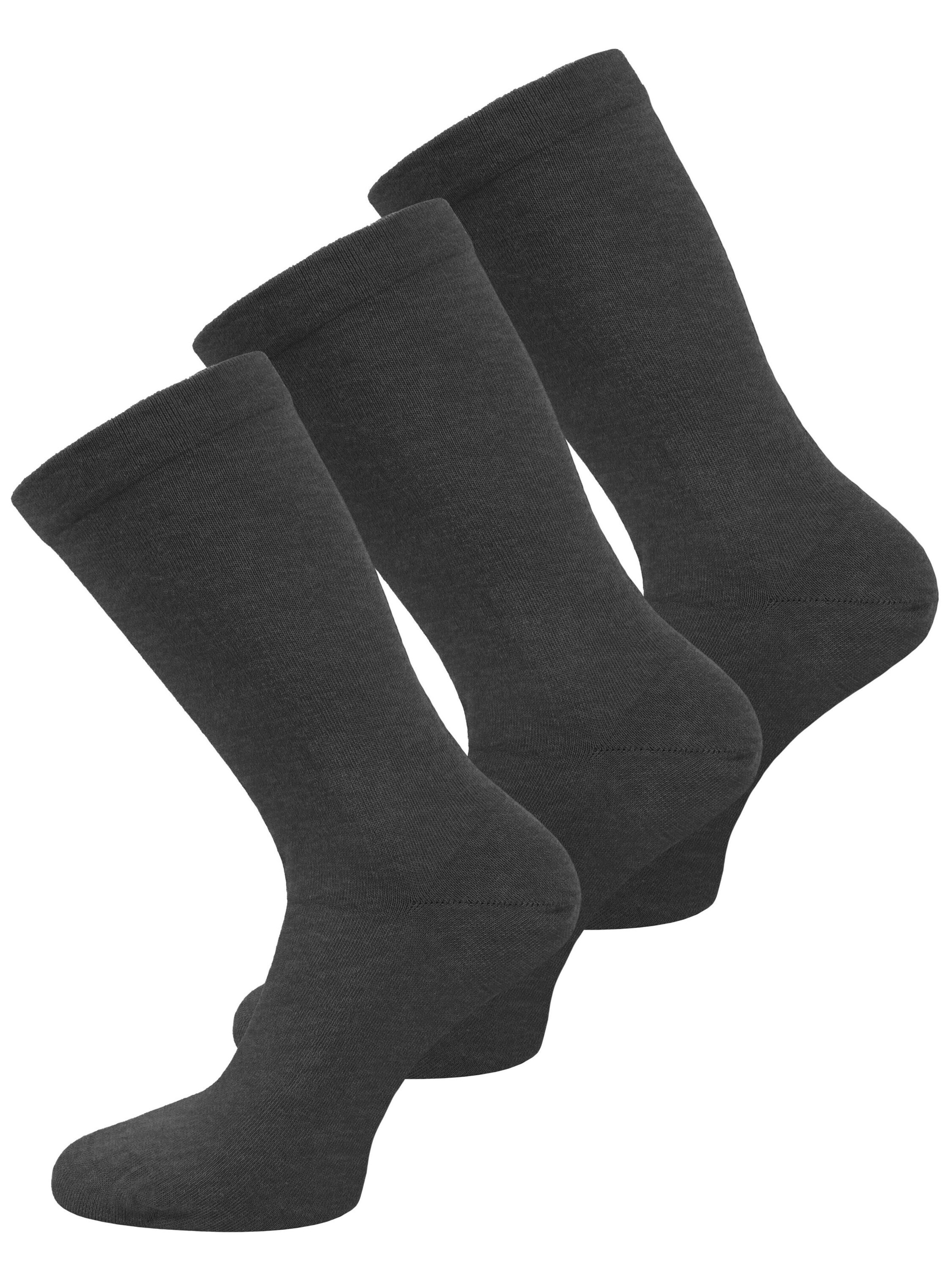 Chaussettes normani en gris : devant