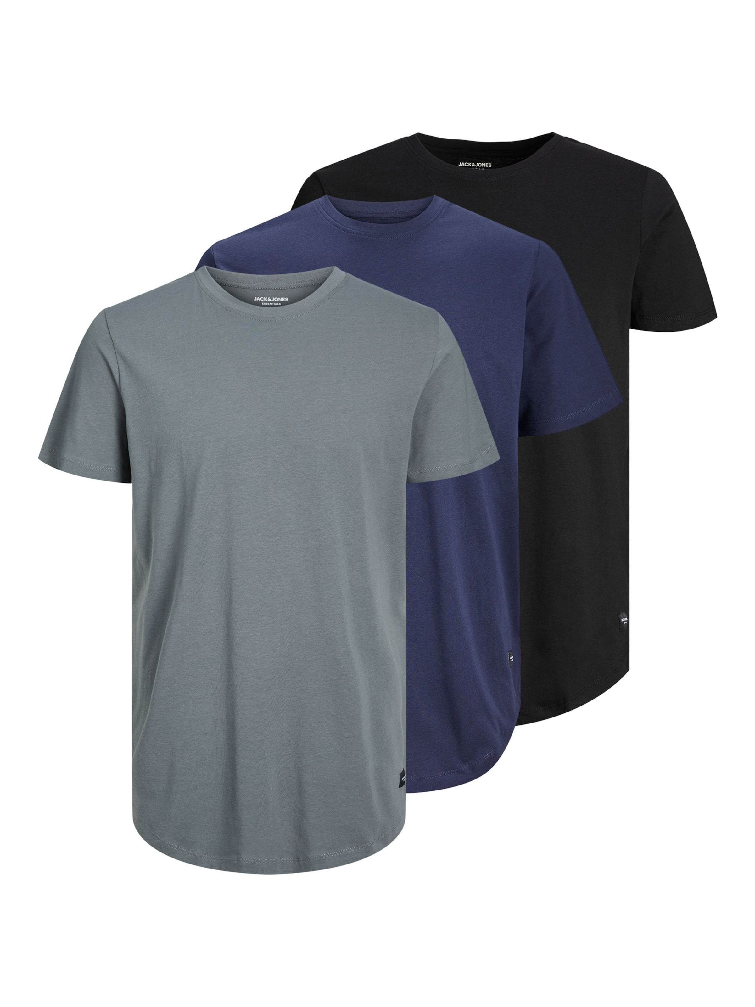 JACK & JONES - Camiseta en azul: frente