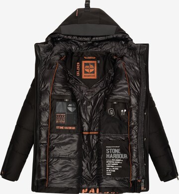 STONE HARBOUR Winter Jacket 'Mitjaa' in Black