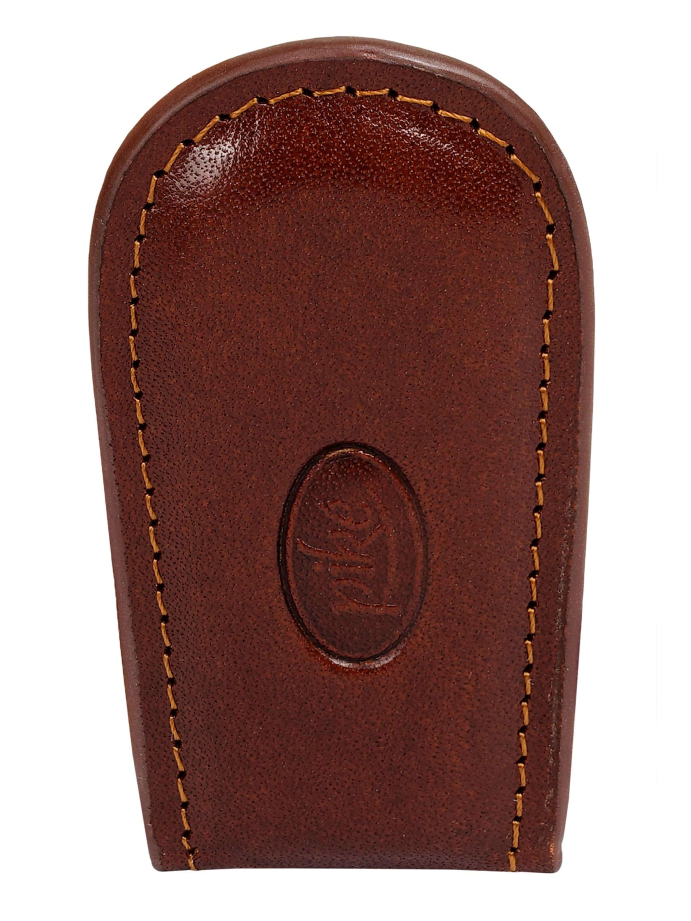 piké Wallet in Brown: front