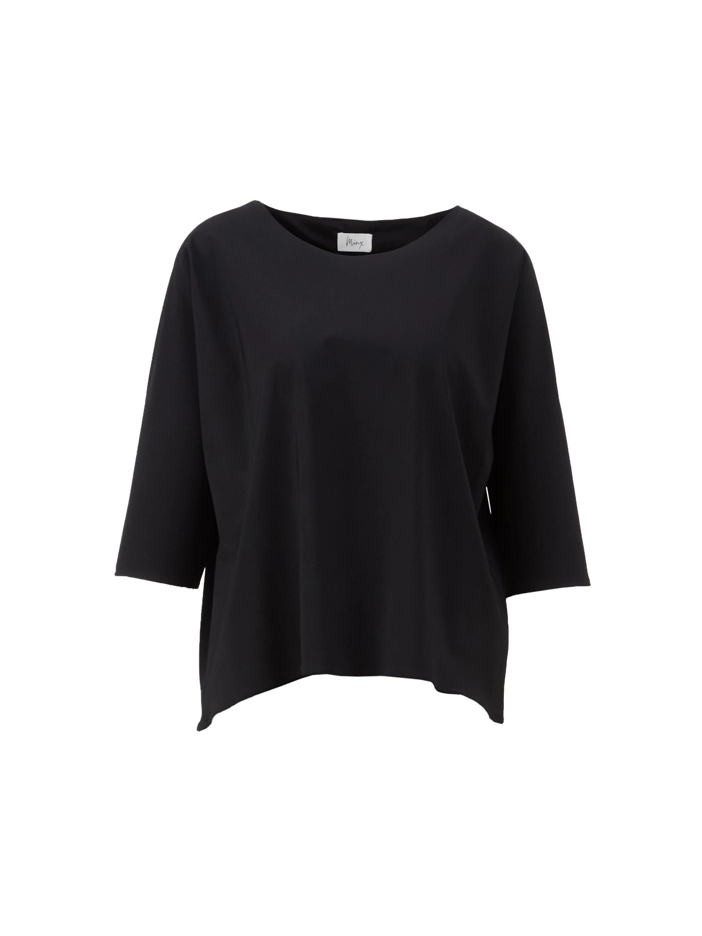 Minx Shirt 'Stella'‌‌‌‌‌‌‌‌‌ in Schwarz: Vorderseite