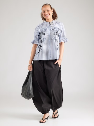 Essentiel Antwerp Blouse 'JEEZ' in Blauw
