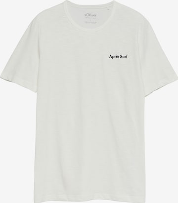 T-Shirt s.Oliver en beige : devant