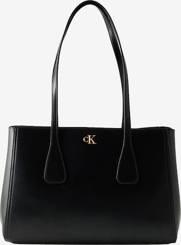Calvin Klein Schoudertas in Zwart: voorkant