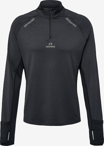 Sweat de sport Newline en noir : devant