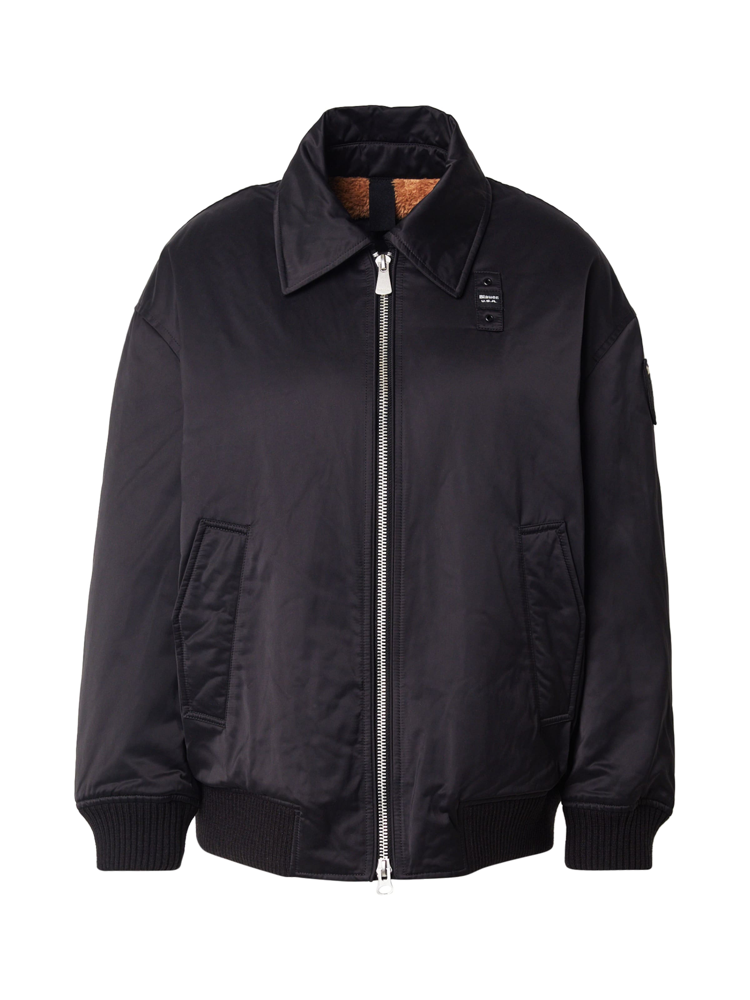 Blauer.USA Prechodná bunda - Čierna: predná strana