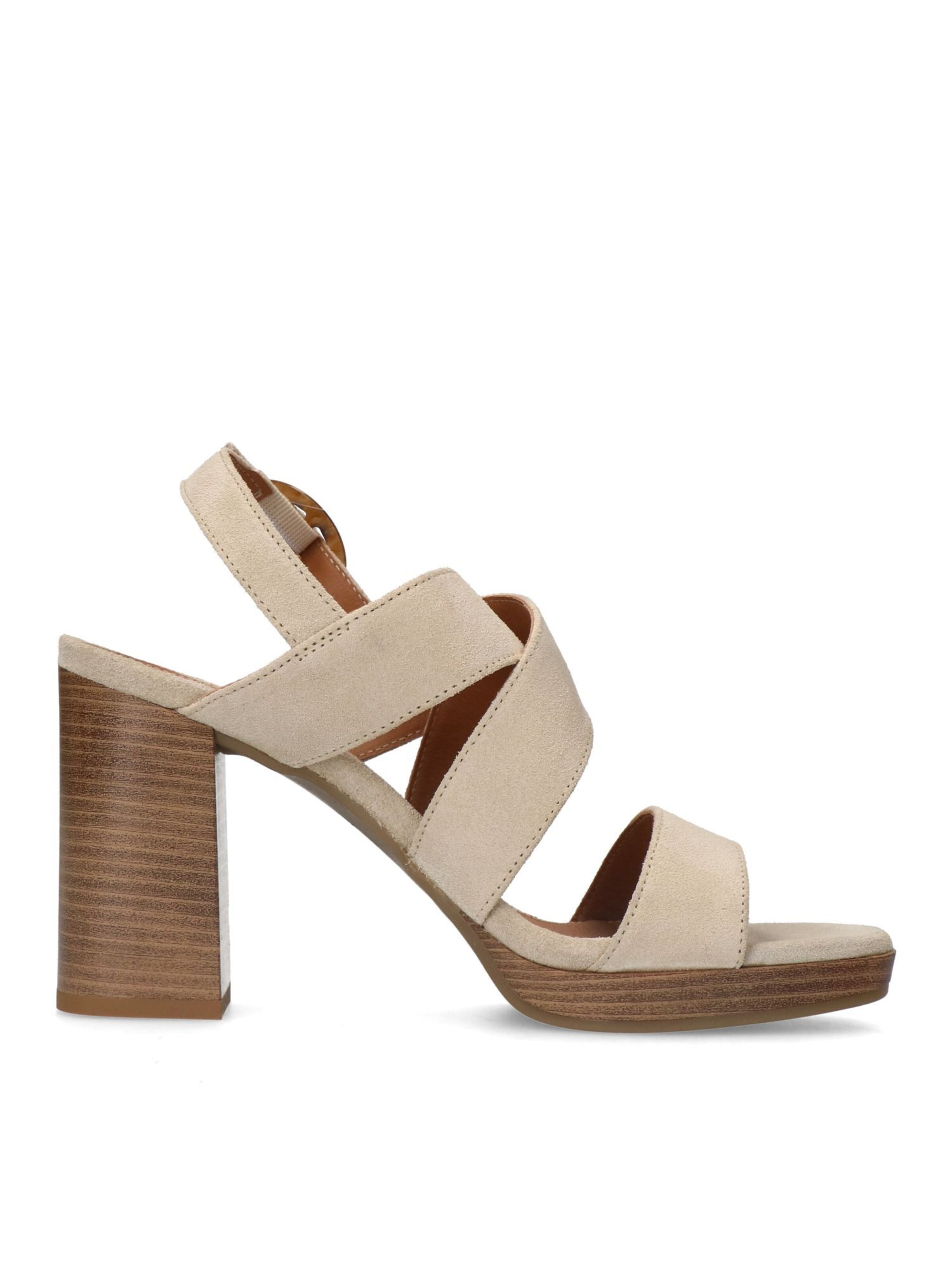 MANFIELD Sandale in Beige
