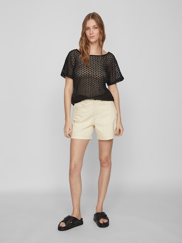 VILA Regular Shorts 'Hilva' in Beige