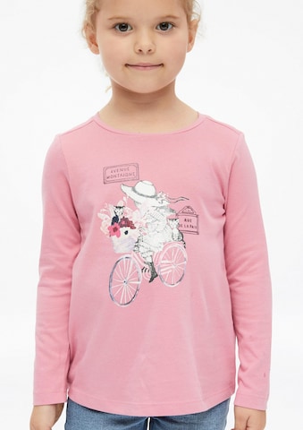 T-Shirt s.Oliver en rose : devant