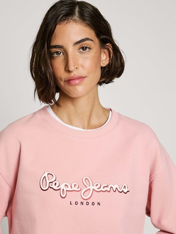 Pepe Jeans Sweatshirt 'Maddy' in Pink