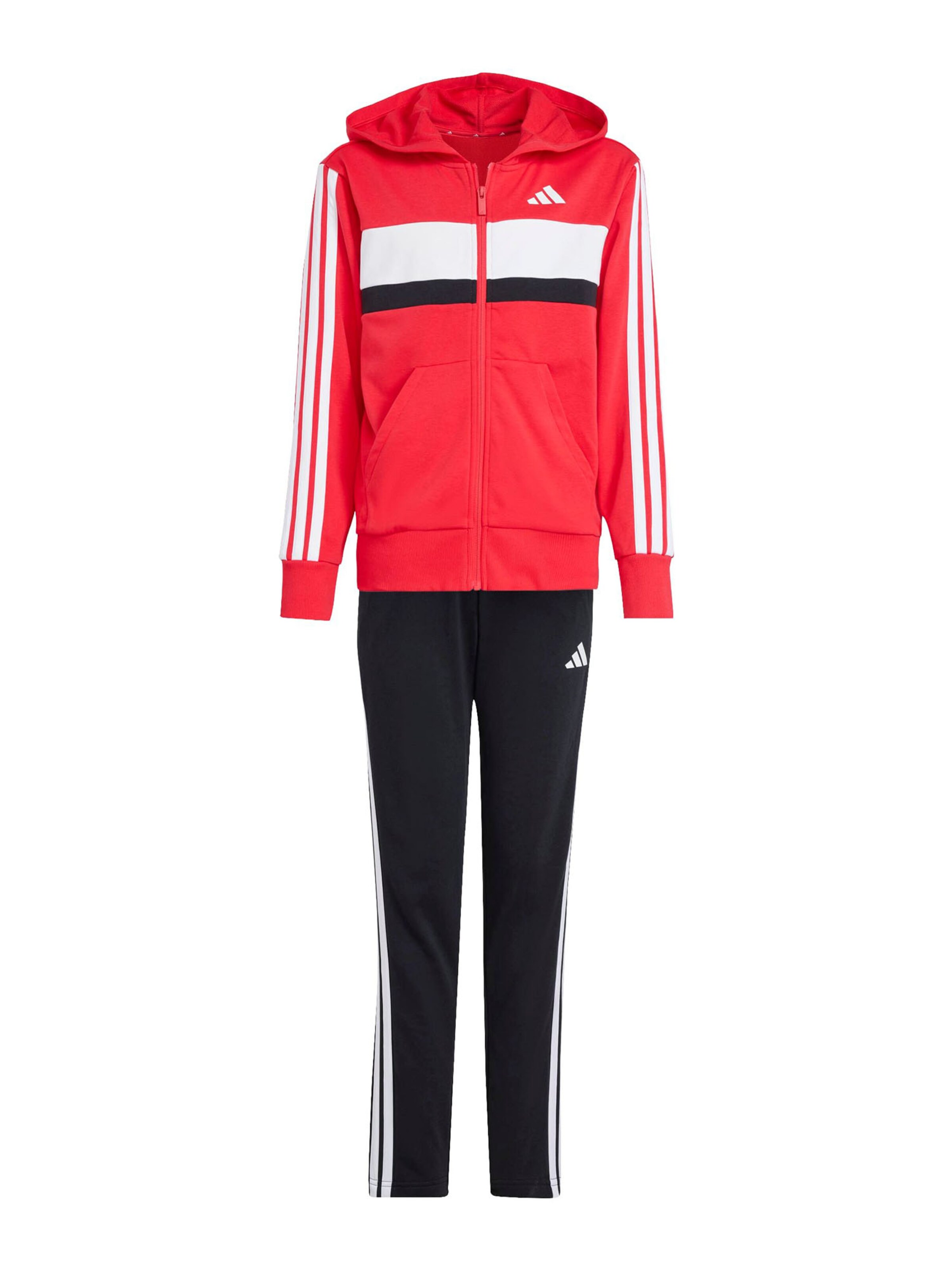 Survêtement 'TIB' ADIDAS SPORTSWEAR en rouge : devant