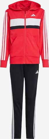 raudona ADIDAS SPORTSWEAR Treniruočių kostiumas 'TIB': priekis
