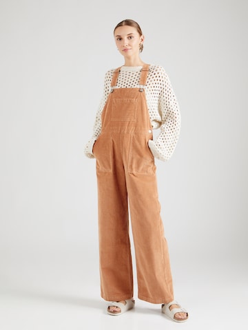 ROXY Loosefit Tuinbroek in Beige: voorkant