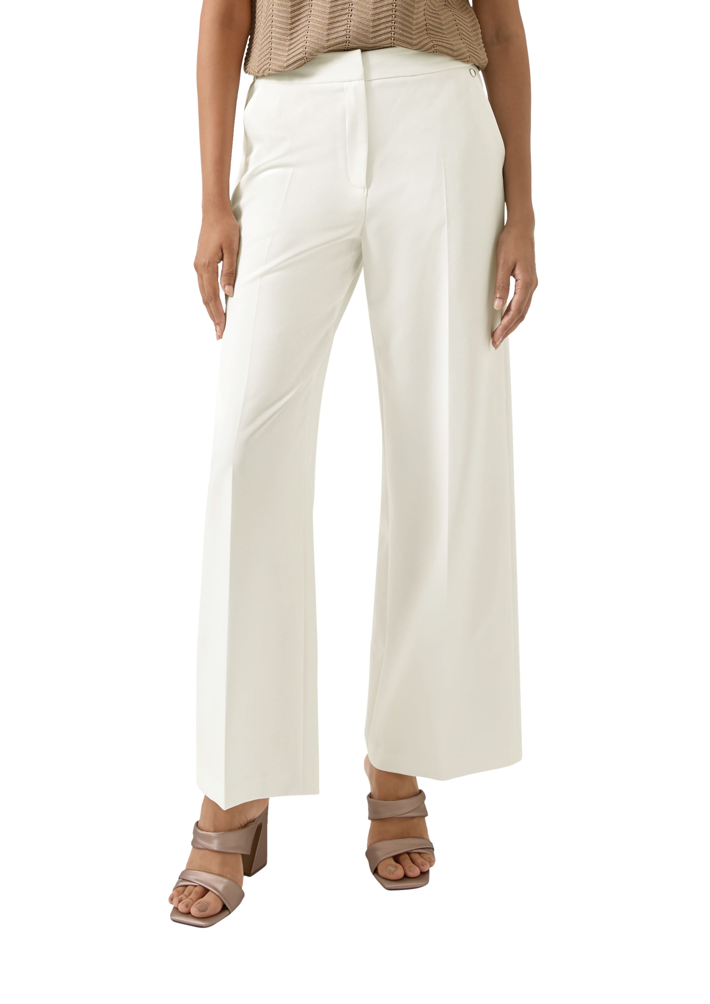 s.Oliver BLACK LABEL Regular Trousers in Beige