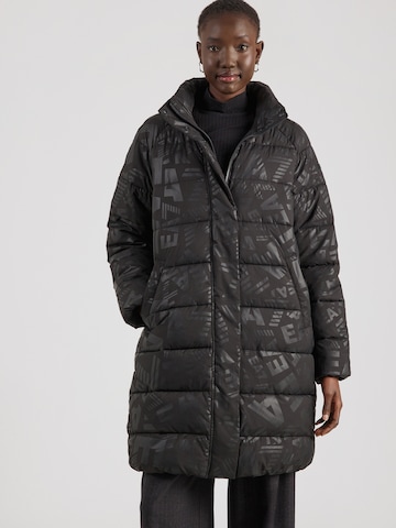 Manteau d’hiver 'CABAN' EA7 Emporio Armani en noir : devant