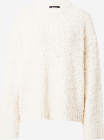 Gina Tricot Sweater in Beige: front