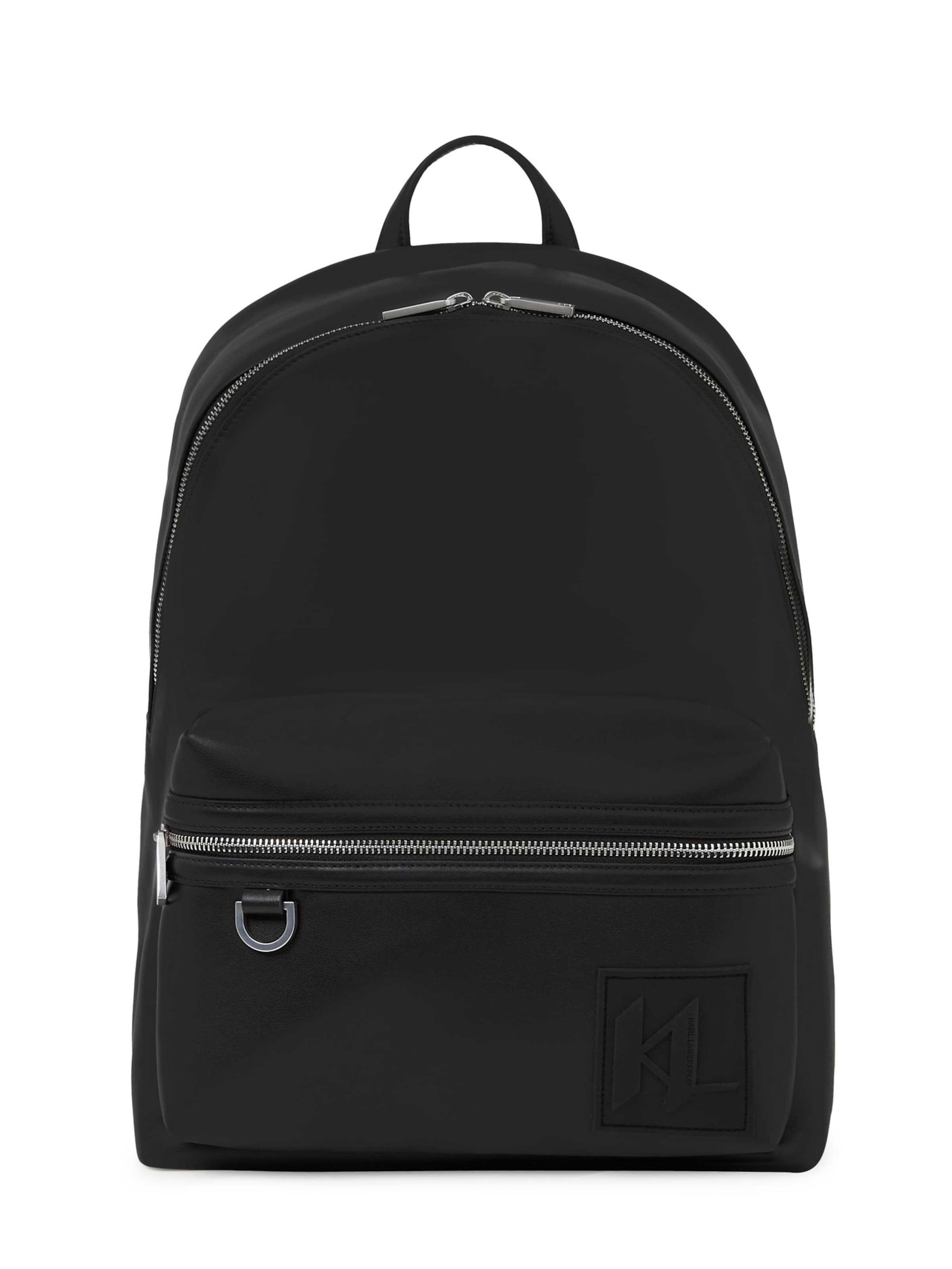 Zaino di Karl Lagerfeld in nero: frontale