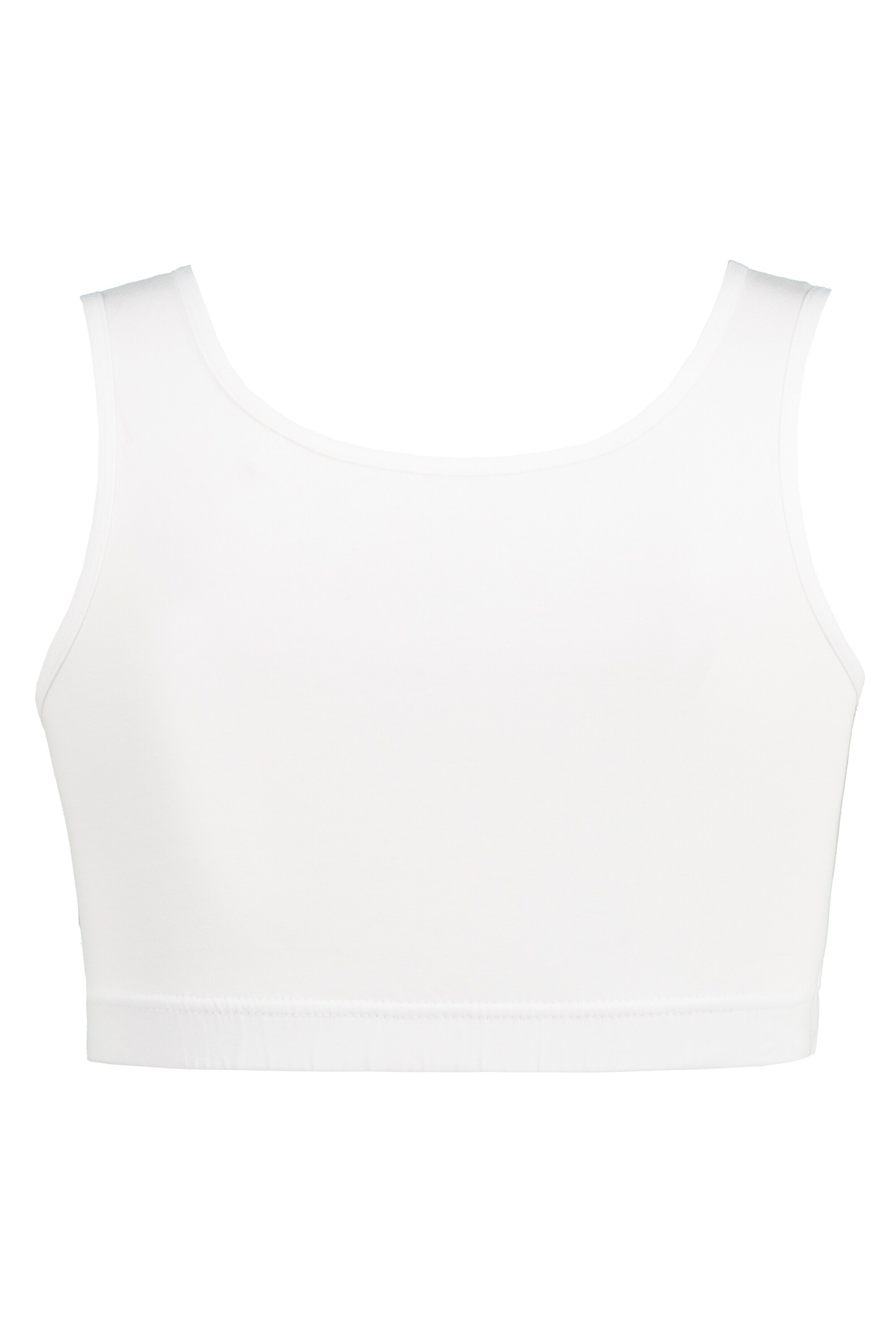 Ulla Popken Bralette Bra in White