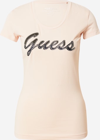 GUESS Tričko 'ADRIANA' – pink: přední strana