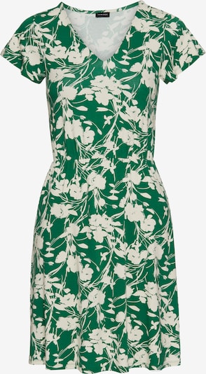 LAURA SCOTT Sommerkleid in grasgrün / naturweiß, Produktansicht