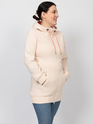 Veste de survêtement 'Kraug' salzhaut en beige