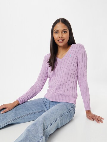 Polo Ralph Lauren Sweater 'KIMBERLY' in Purple: front