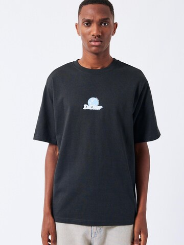 Dr. Denim Shirt 'Trooper Tee'‌ in Schwarz