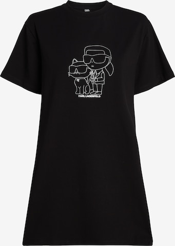 Karl LagerfeldSpavaćica košulja - crna boja: prednji dio