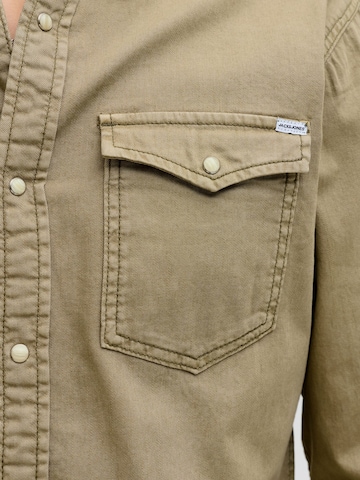 JACK & JONES Slim fit Overhemd in Groen
