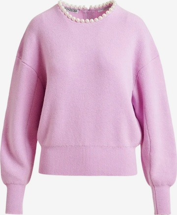 Pullover 'Pink sweater with pearls' di Essentiel Antwerp in rosa: frontale