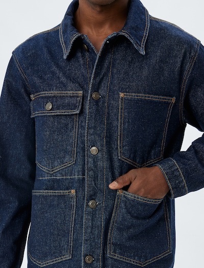 Koton Tussenjas in de kleur Indigo, Productweergave