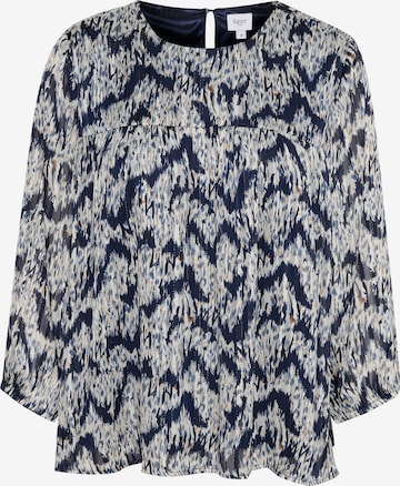 SAINT TROPEZ Blouse 'Pearl' in Blauw: voorkant