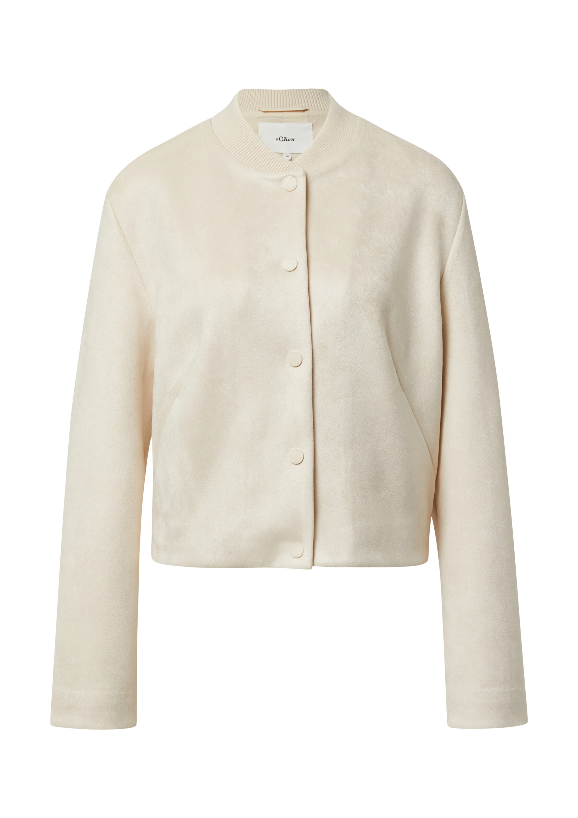 s.Oliver Tussenjas in Beige: voorkant