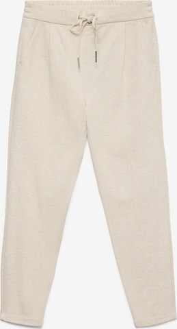 VERO MODATapered Hlače s naborima 'Eva' - bež boja: prednji dio