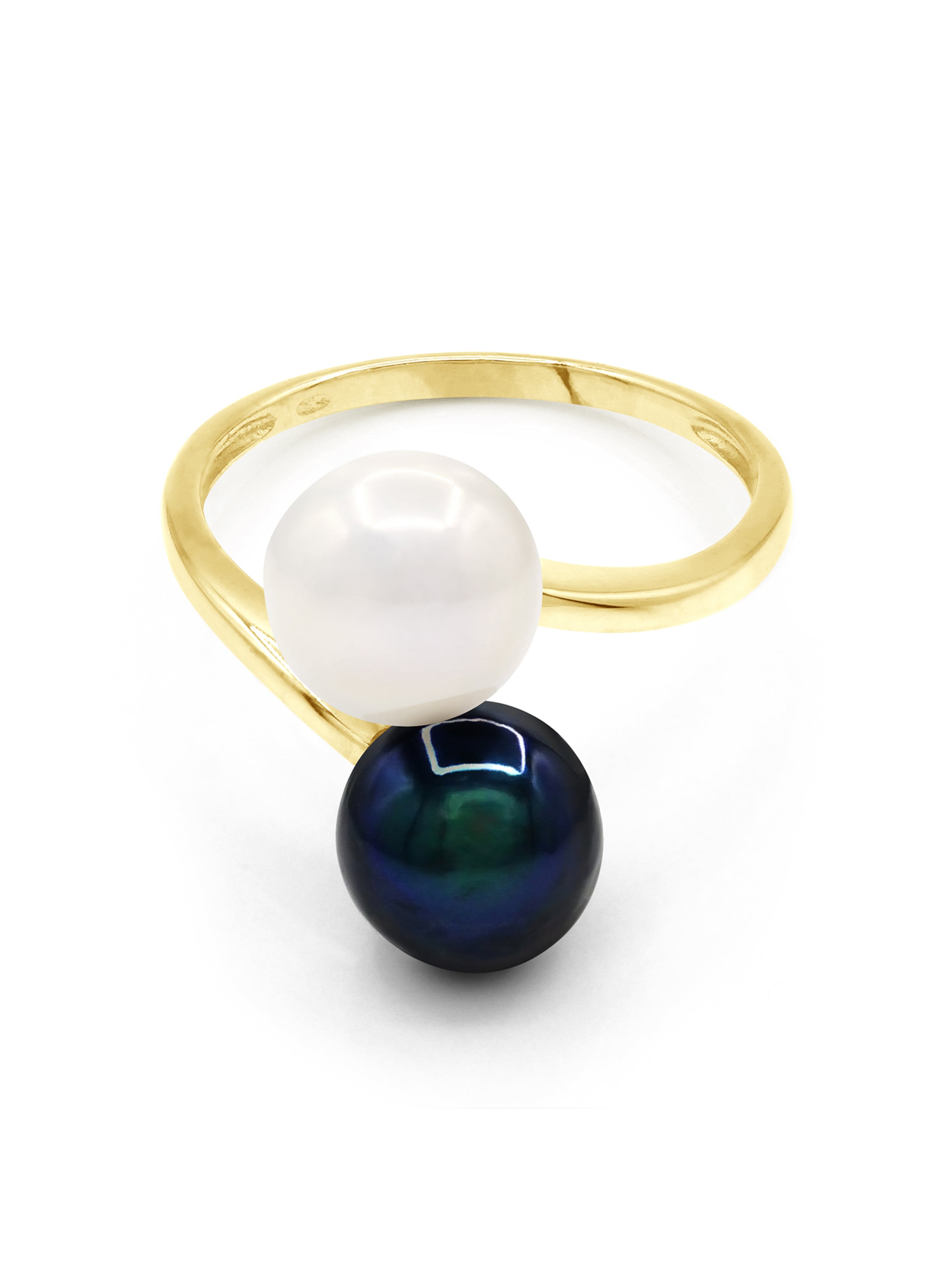 Anello 'République' di Ateliers Saint Germain in giallo: frontale