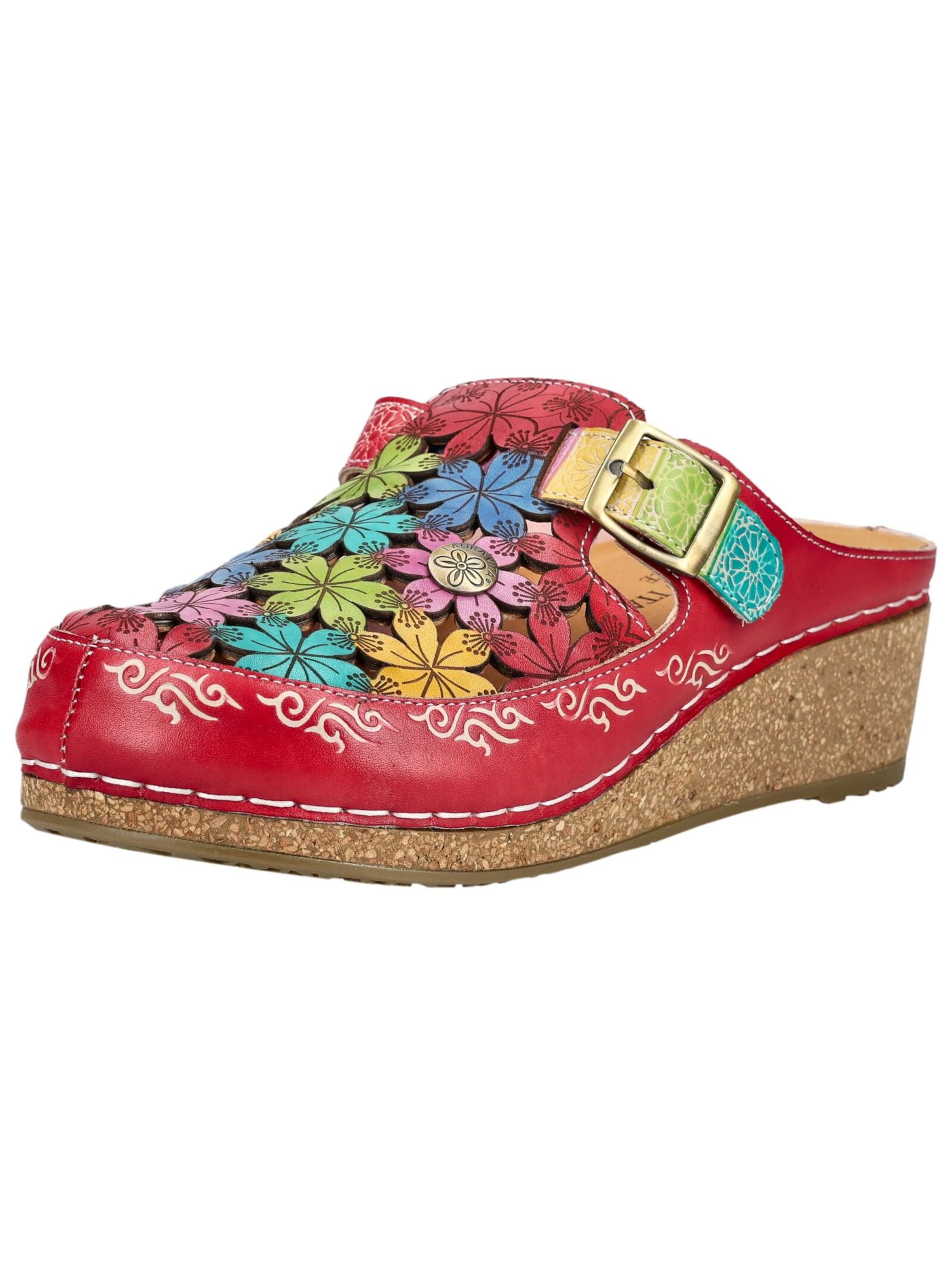 Laura Vita Pantolette in Rot: Vorderseite