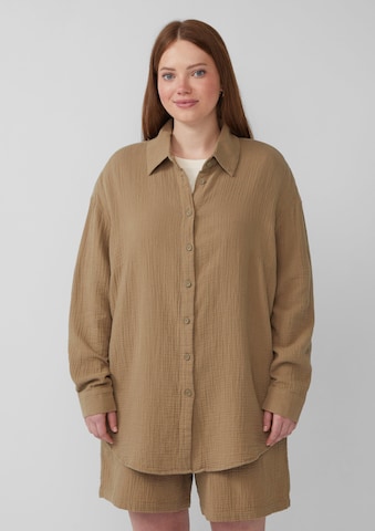 QS Bluse in Grün: Vorderseite