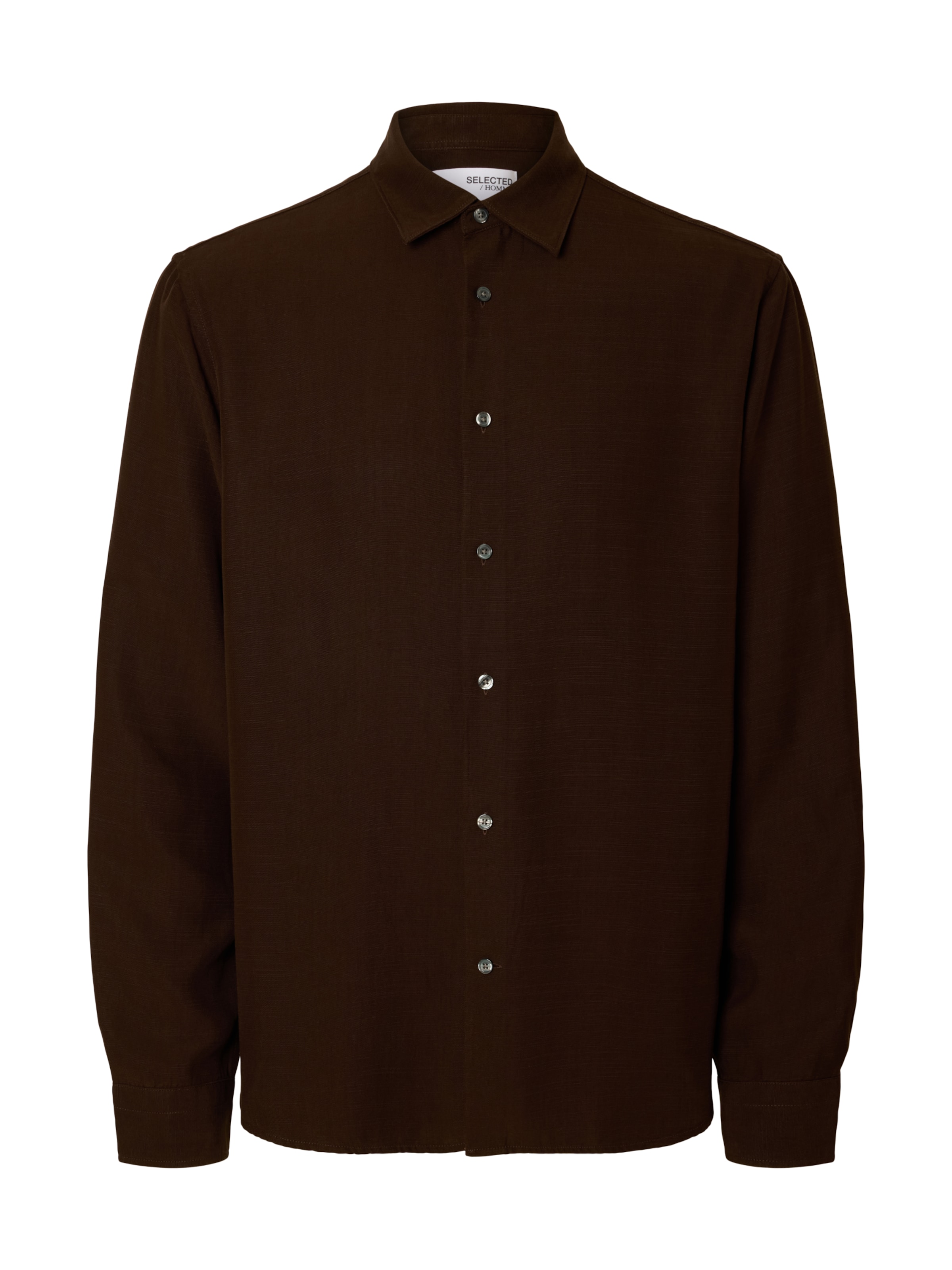 Comfort fit Camicia di SELECTED in marrone: frontale