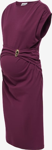 Only Maternity - Vestido 'OLMEvalyn' en rojo: frente
