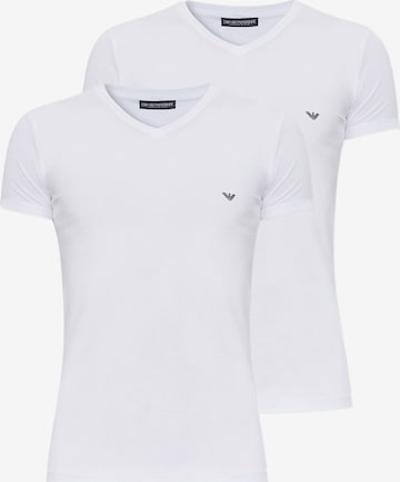 Emporio Armani - Camiseta en blanco: frente