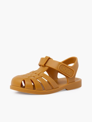 IGOR Beach & Pool Shoes in Yellow: front