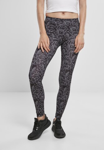 Urban Classics Skinny Leggings in Schwarz