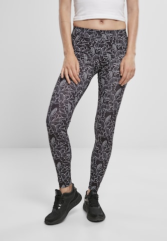 Urban Classics Skinny Leggings in Schwarz