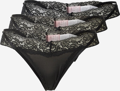 Hunkemöller Stringit 'Elliena' värissä musta, Tuotenäkymä