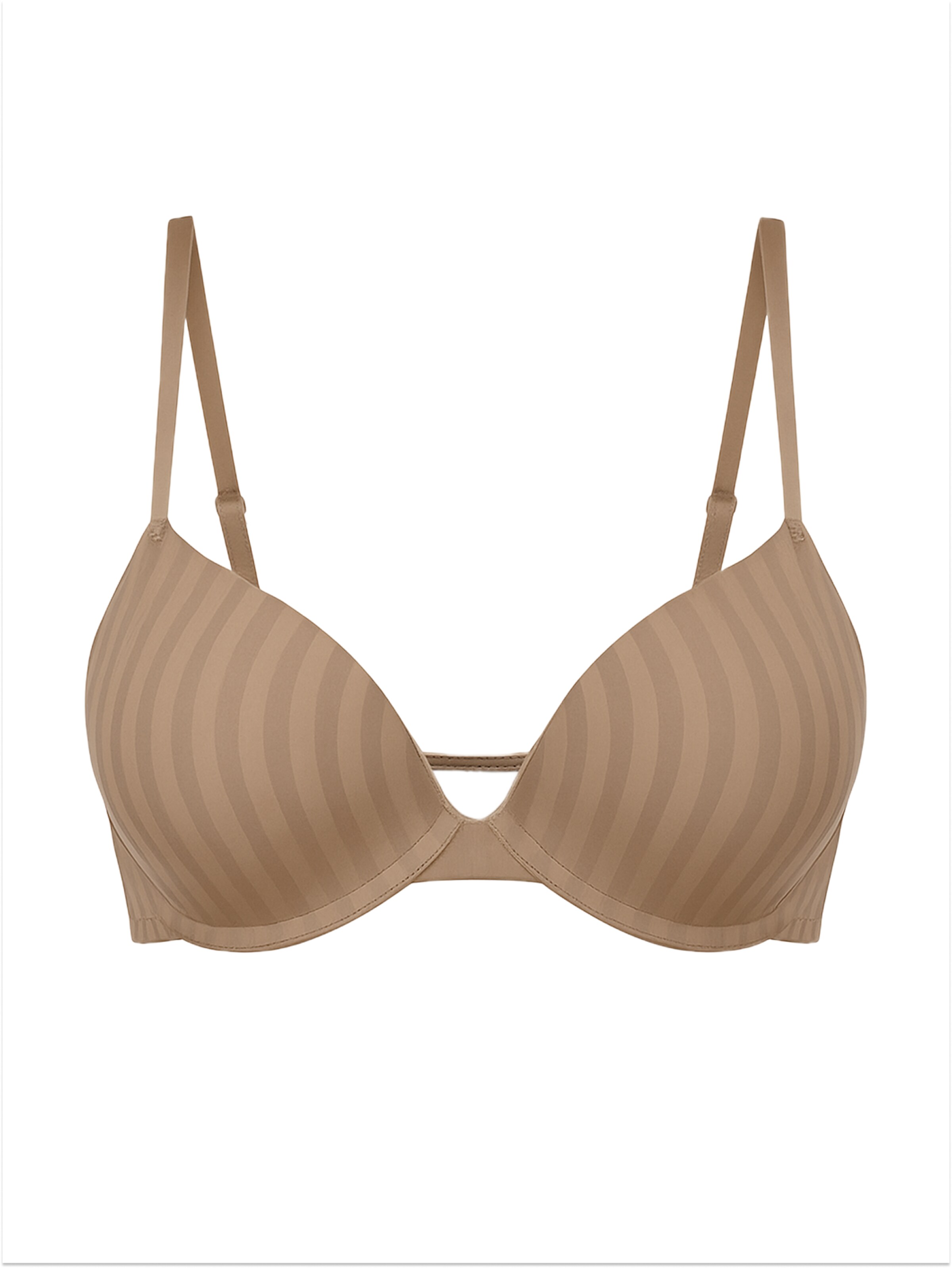 C&City Push-up BH in Braun: Vorderseite