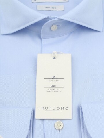 Profuomo Slim fit Button Up Shirt in Blue