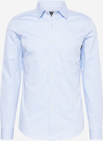 Dockers Button Up Shirt in Blue: front