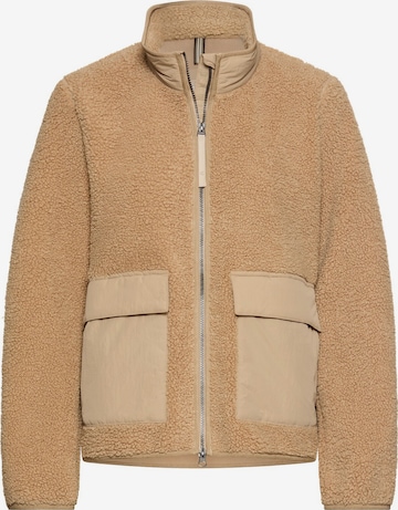 CAMEL ACTIVE Teddy Jacke mit Innentasche in Beige: Vorderseite