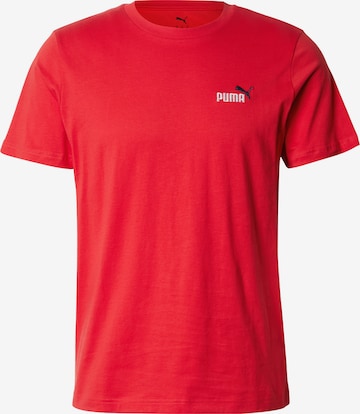 PUMA Funkcionális felső 'Essentials No. 1' - piros: elől